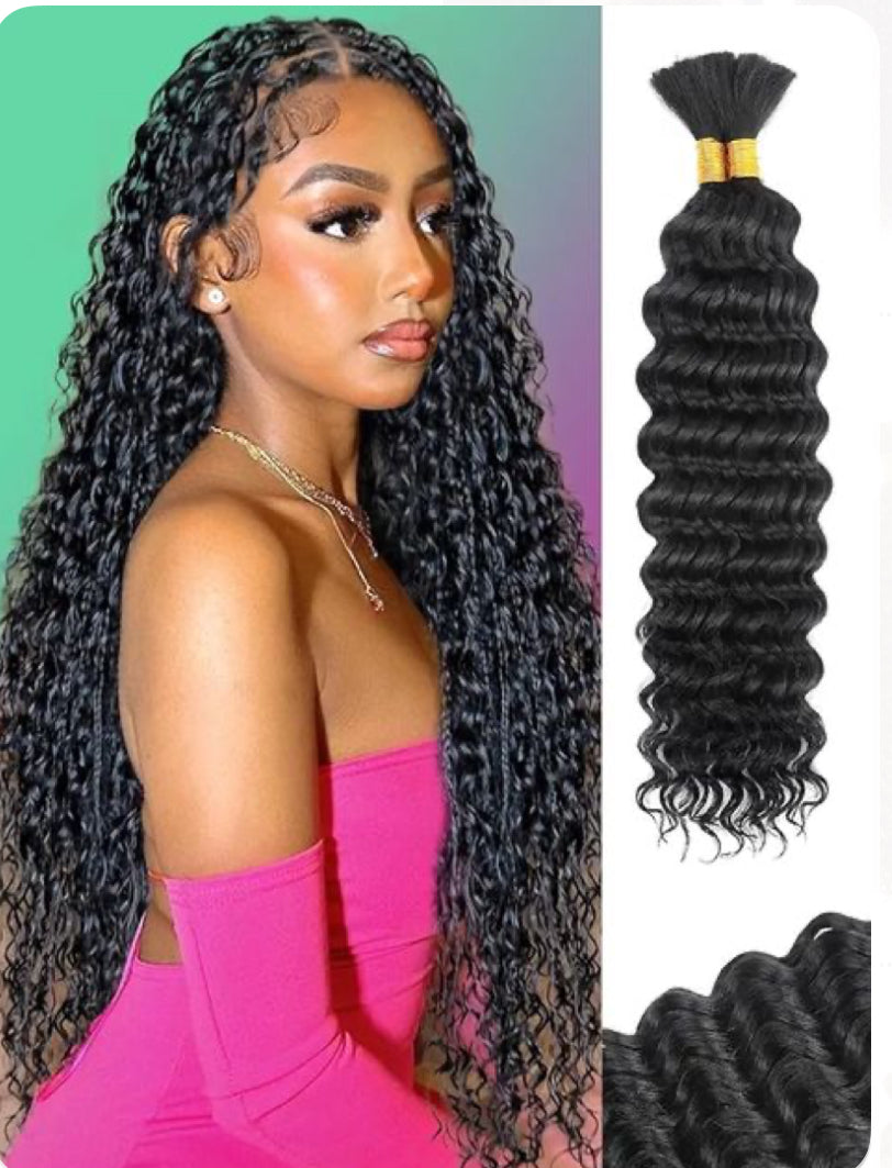 Cabelo cacheado boho, cor preto natural