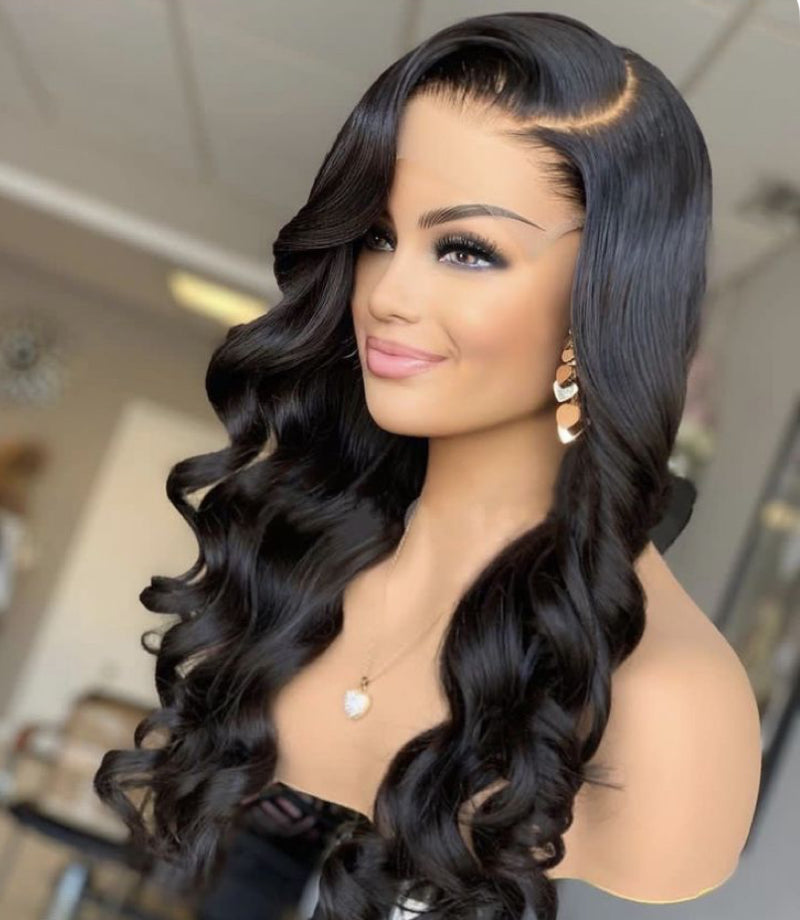 Peruca lace ondulado “body wave”