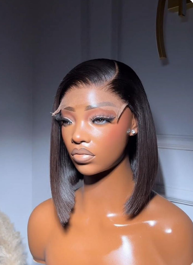 Apresentamos a peruca bob perfeita para um visual impecável com lace orelha orelha