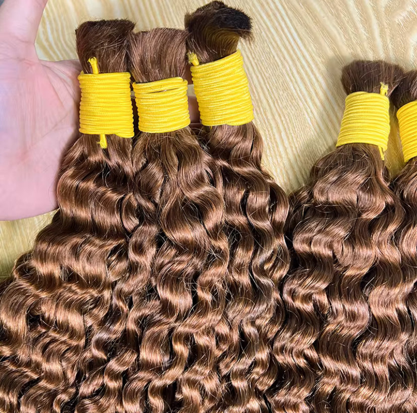 Cabelo cacheado Boho castanha