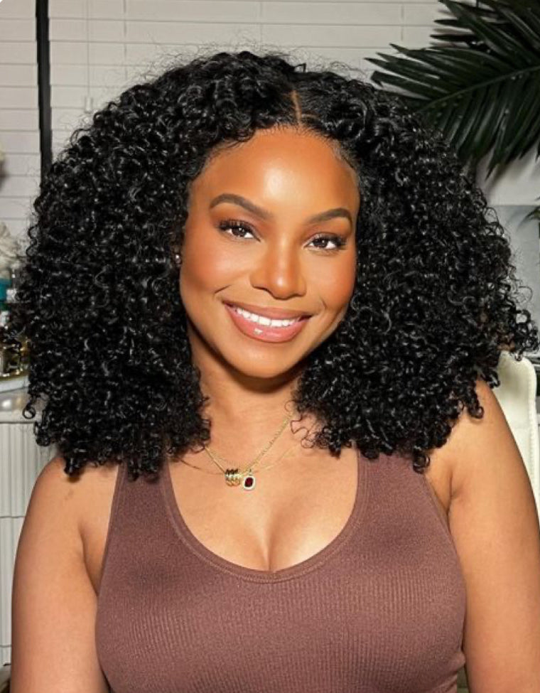 Jerry curly lace wig