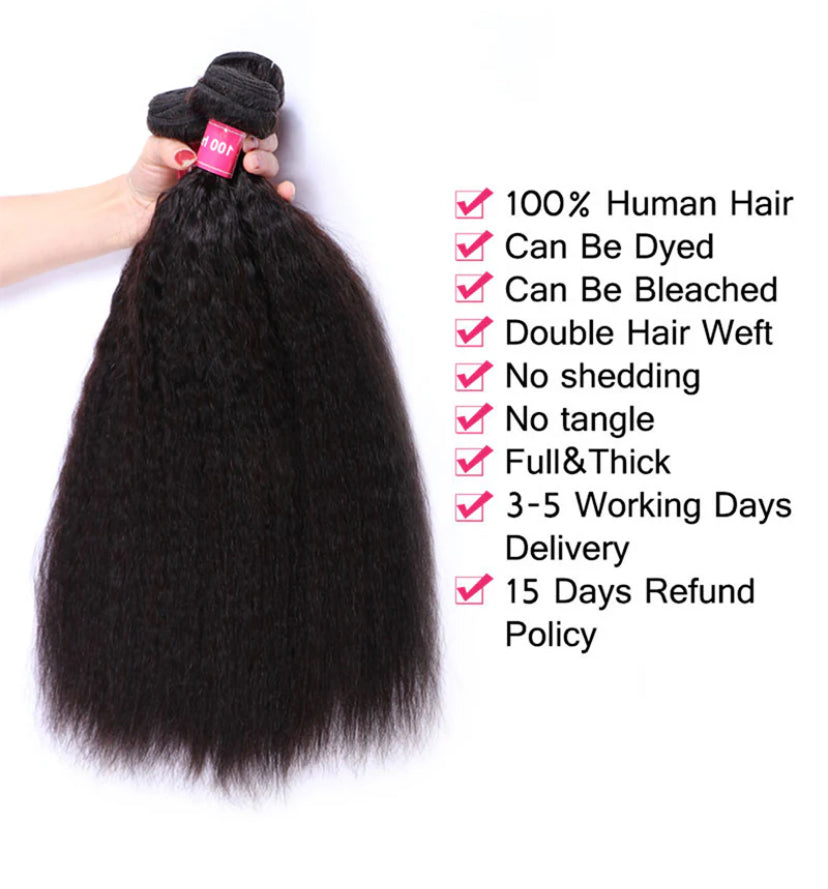 Extensões kinky liso