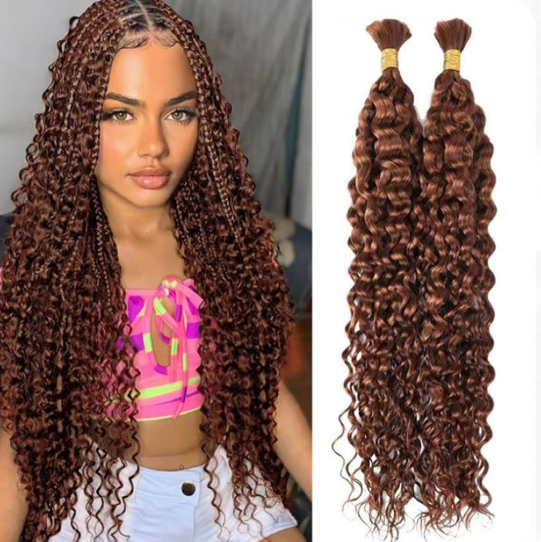 Cabelo cacheado Boho castanha