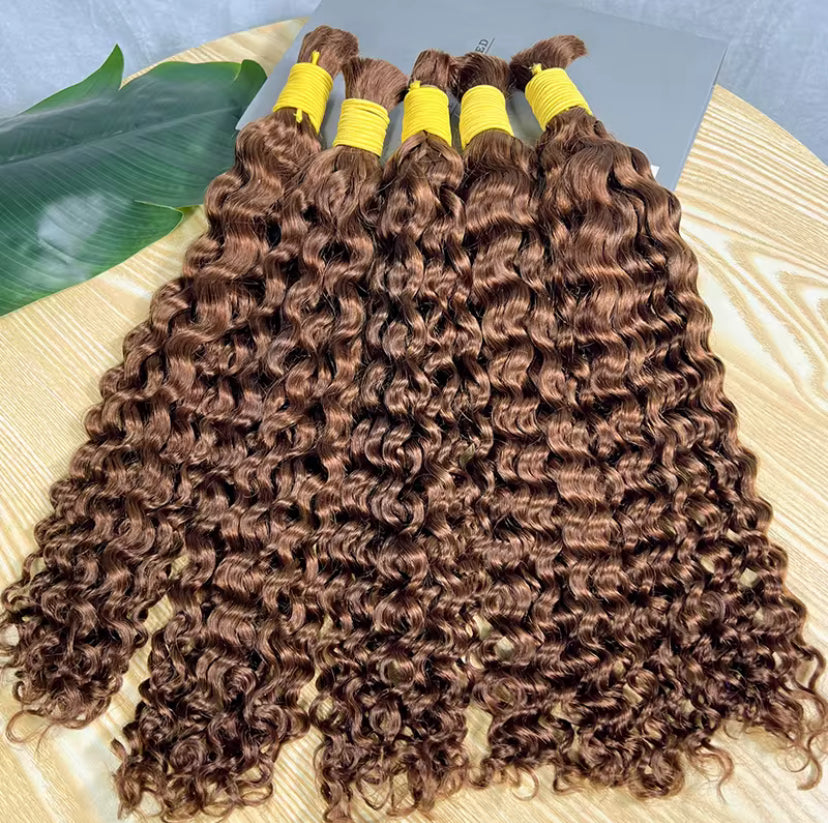 Cabelo cacheado Boho castanha