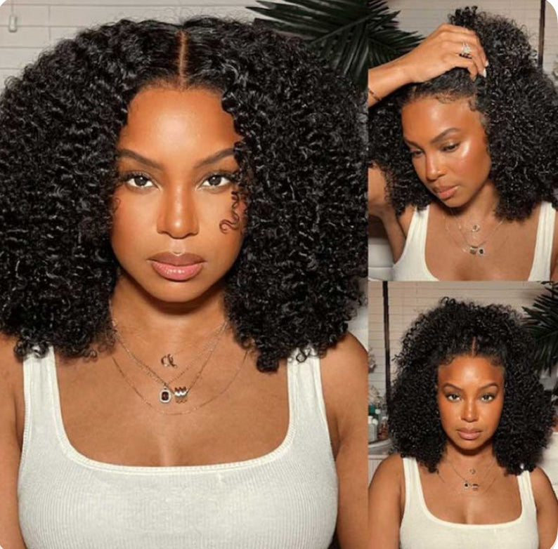 Jerry curly lace wig