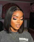 Apresentamos a peruca bob perfeita para um visual impecável com lace orelha orelha