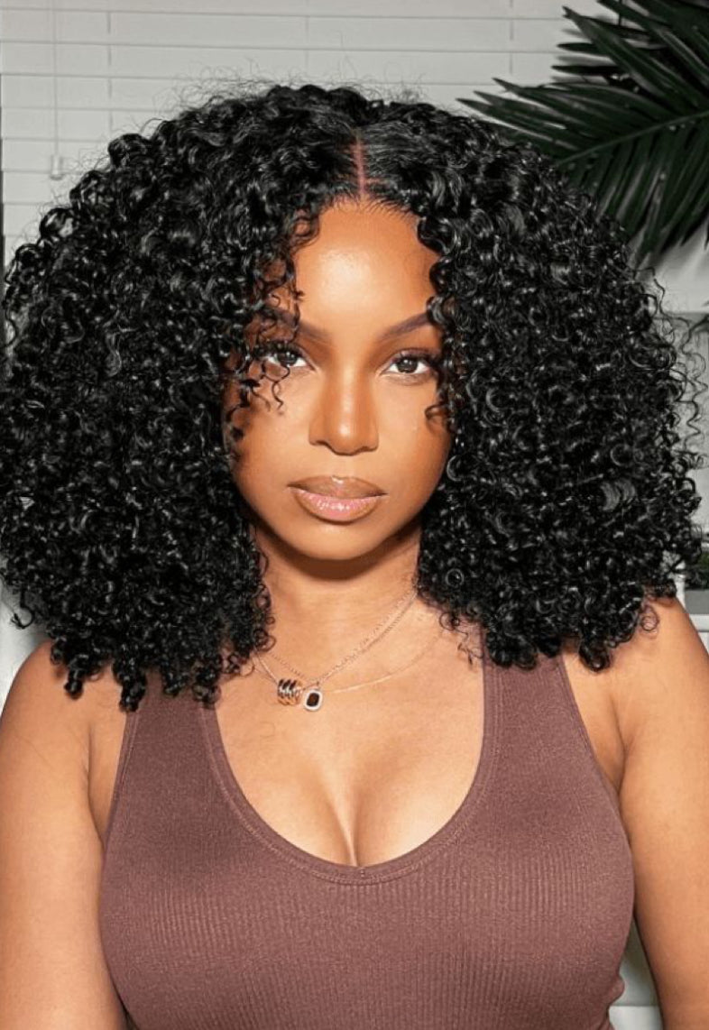 Jerry curly lace wig