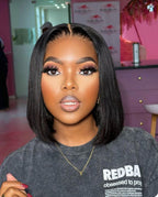 Apresentamos a peruca bob perfeita para um visual impecável com lace orelha orelha