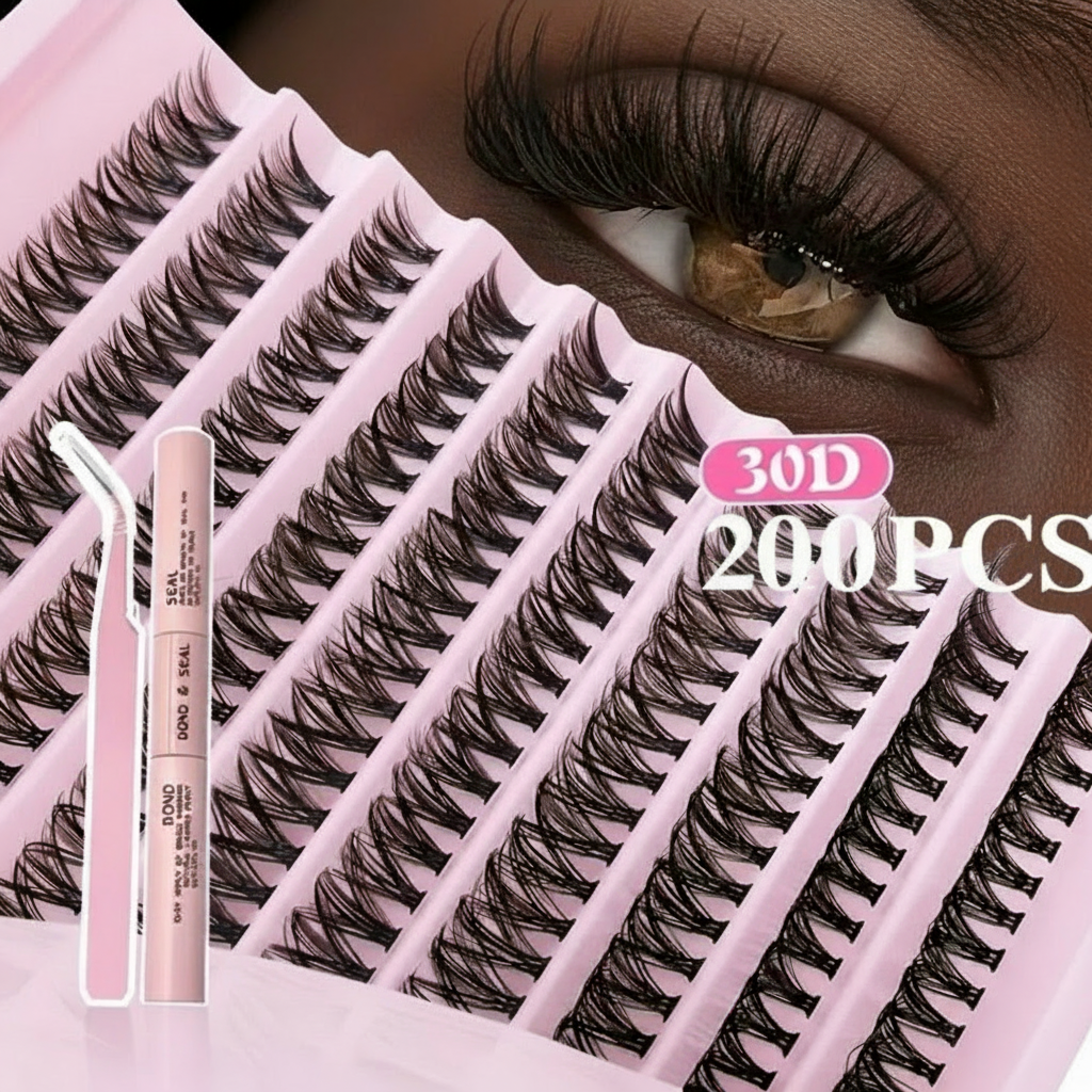 Extensões de Pestanas Cluster (Tufos)