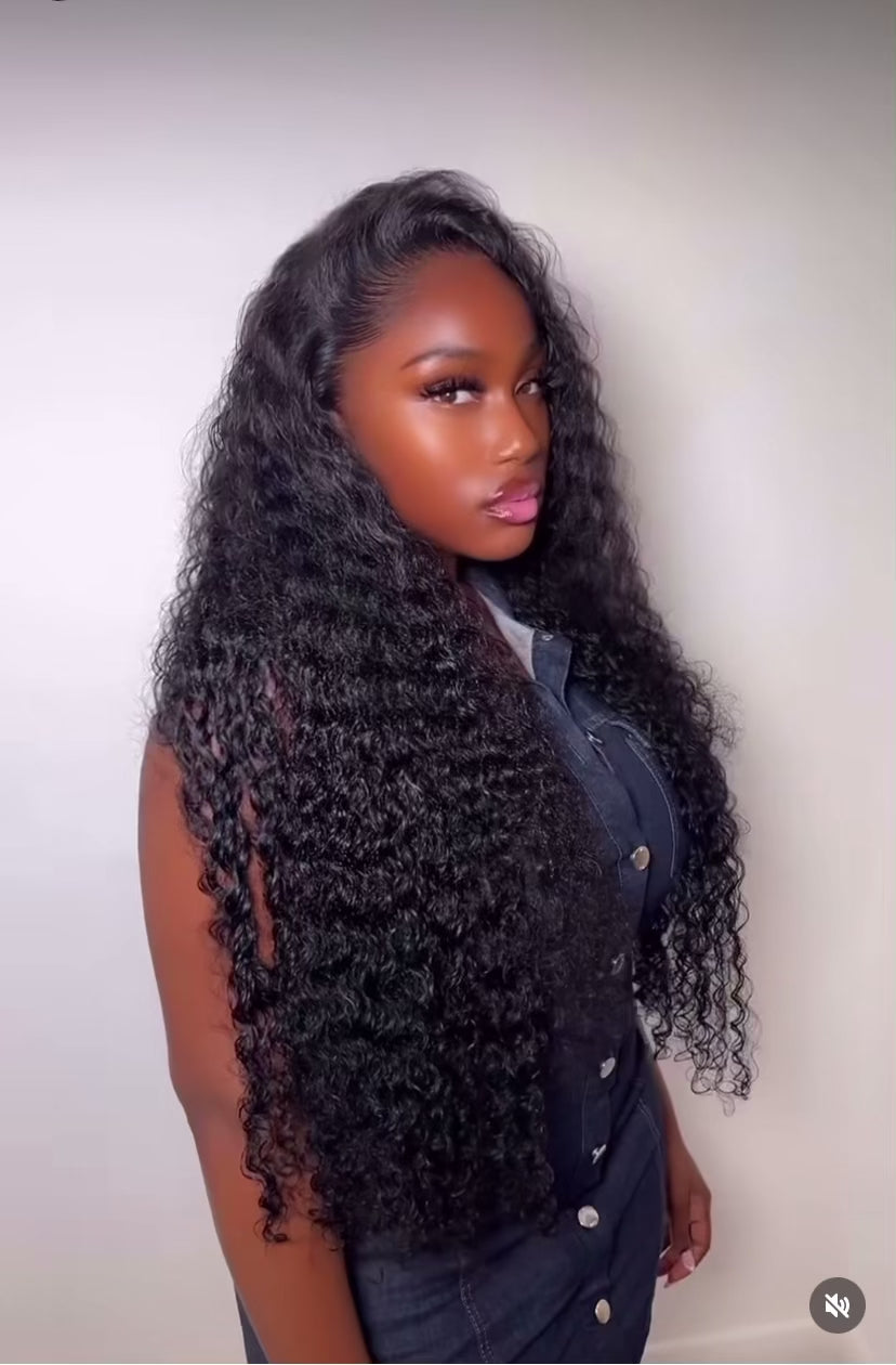 Peruca de lace Hd “deep wave”